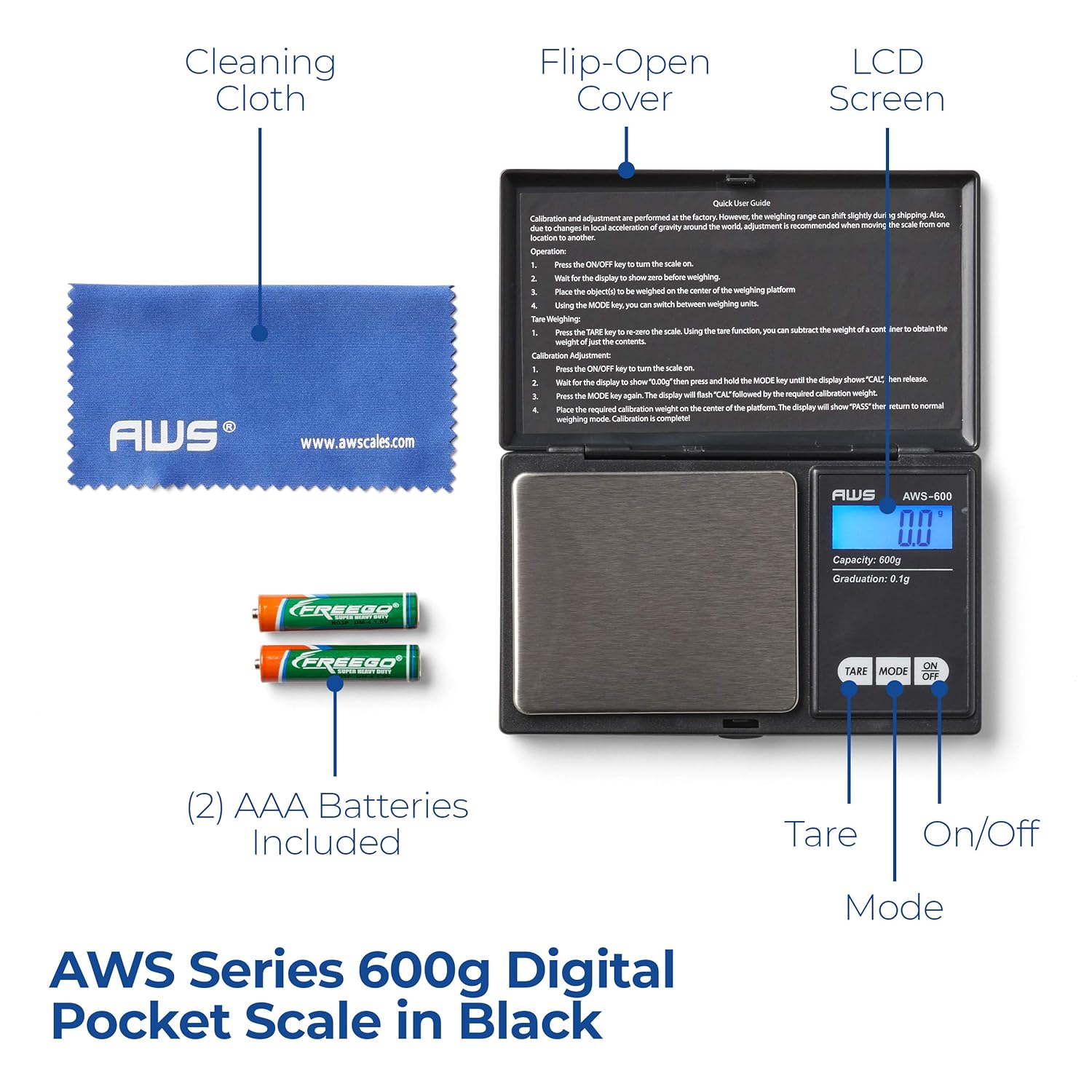 American Weigh AMW Series Digital Pocket Scale