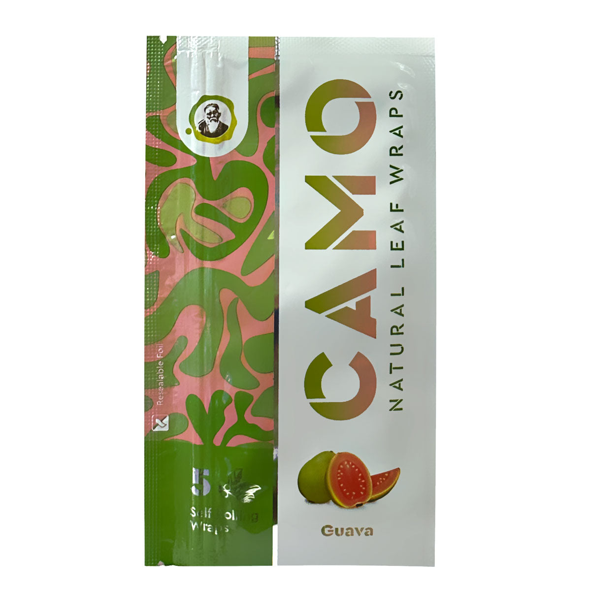 Guava Camo Natural Leaf Wraps - HQD Tech Store