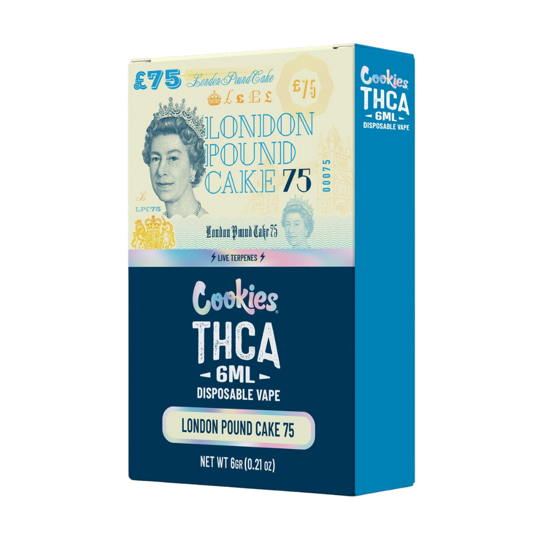 London Pound Cake 75 Cookies THCa 6 Gram Disposable Vape