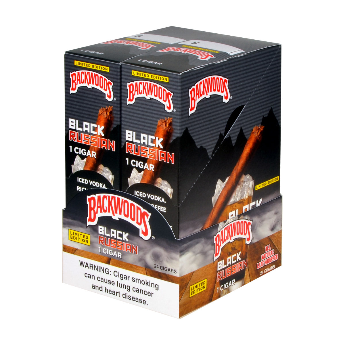 Black Russian Backwoods Cigars - HQD Tech Store