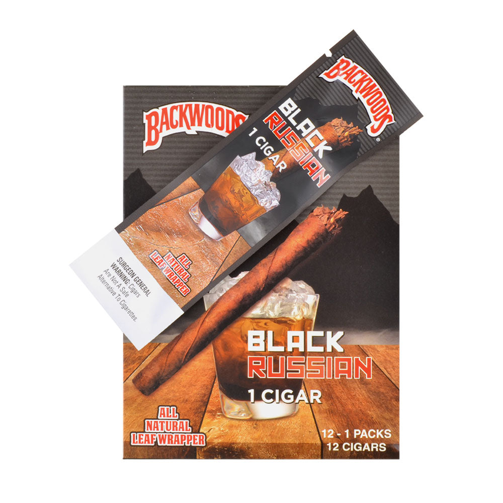 Black Russian Backwoods Cigars - HQD Tech Store