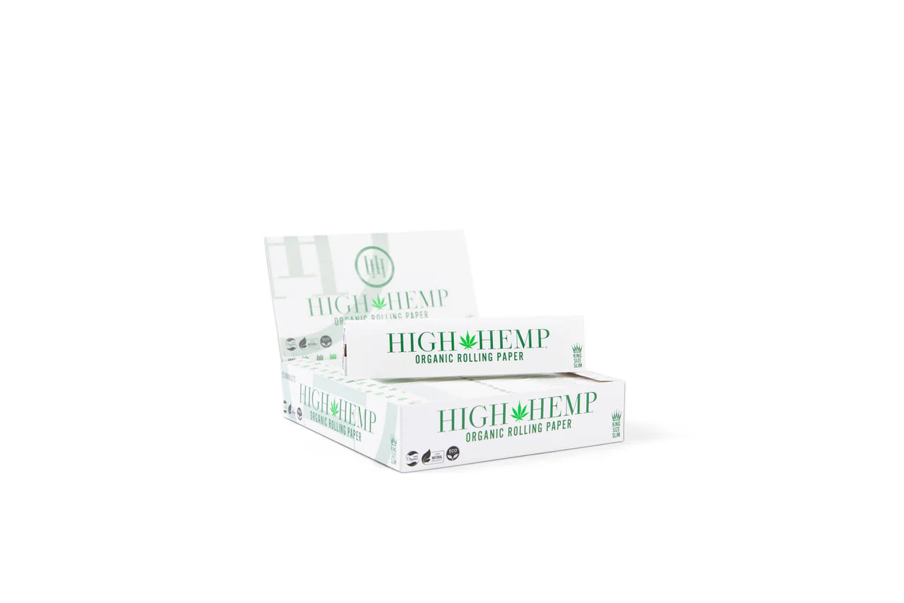 High Hemp King Size Slim Rolling Papers - HQD Tech Store