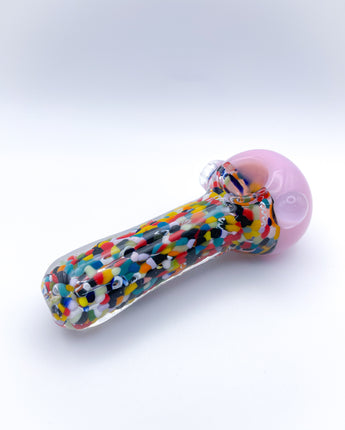 Frit Speckled – 5" Glass Hand Pipe - HQD Tech Store