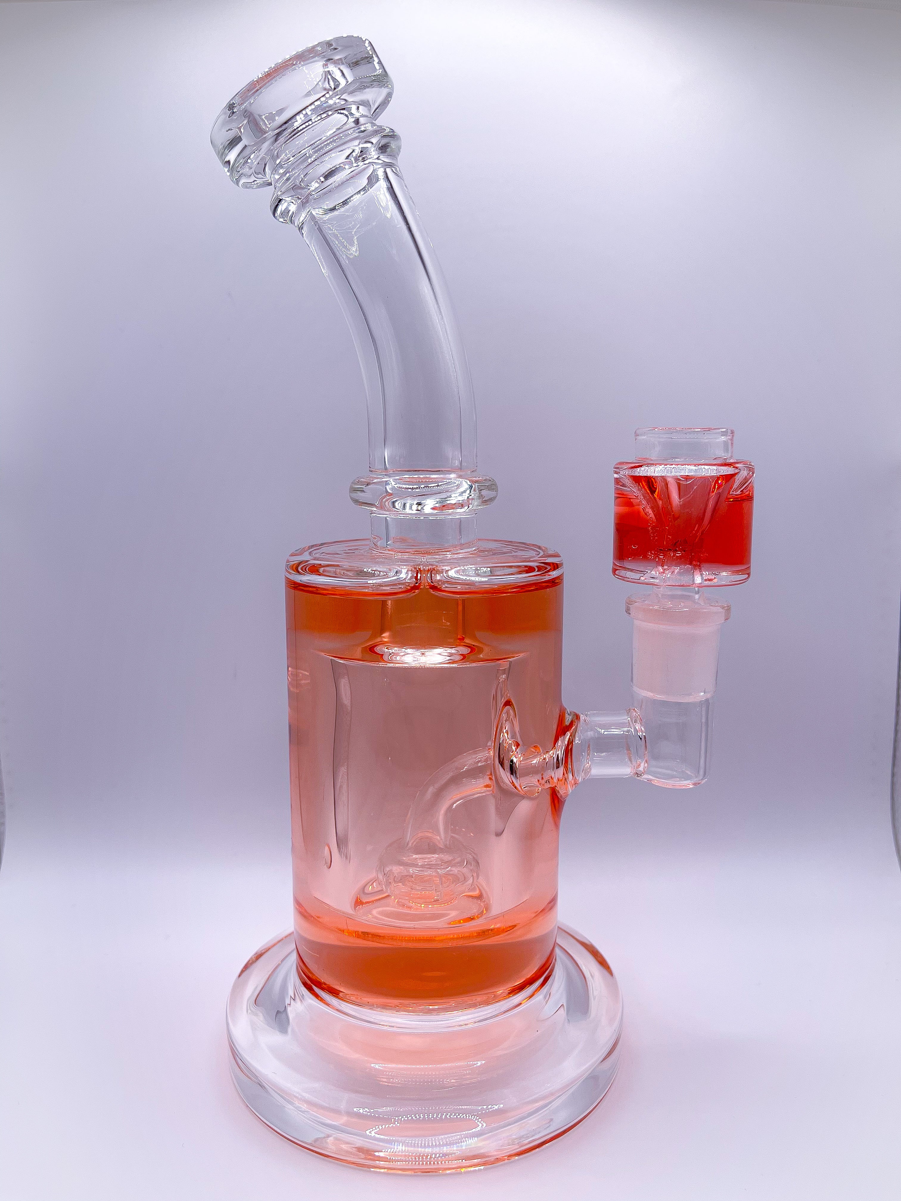 Pulsar 9” Orange Freezable Glycerin Bong - HQD Tech Store