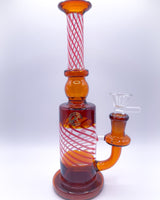 8" Amber Glass Water Pipe - HQD Tech Store