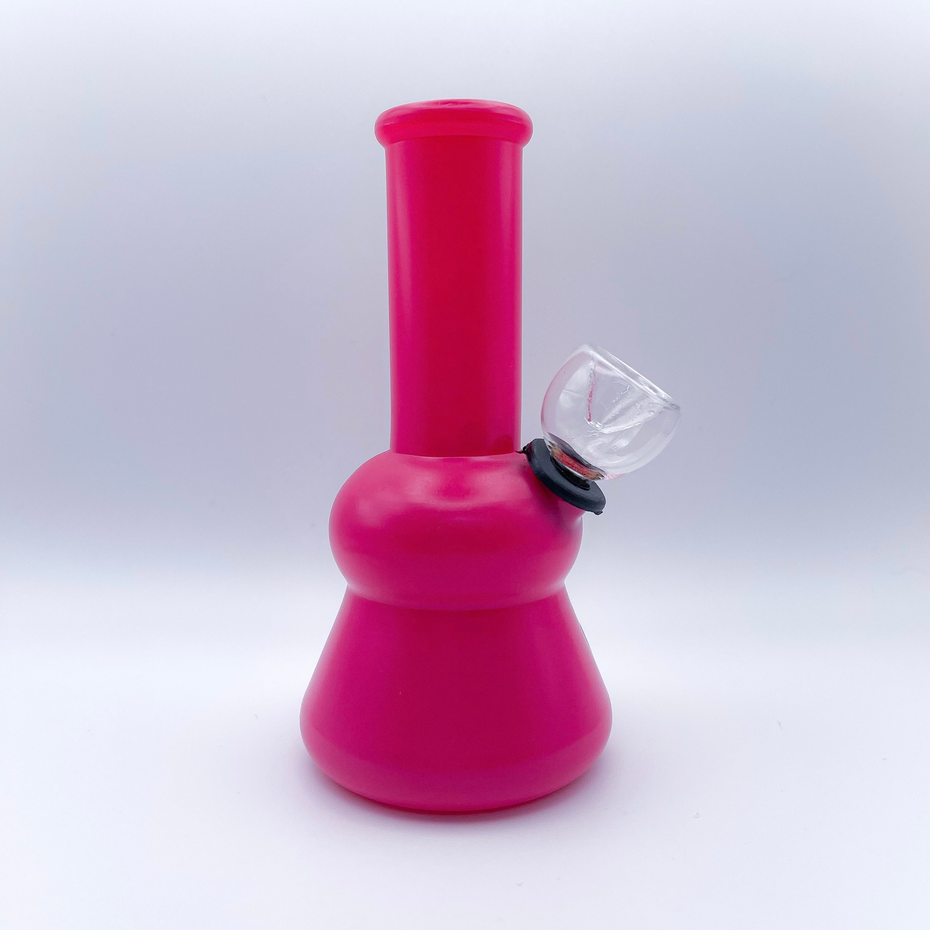 6” Mini Frosted Pink Beaker Bong - HQD Tech Store