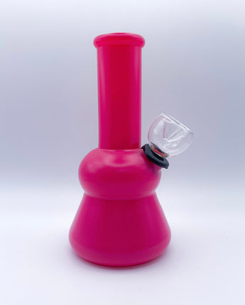 6” Mini Frosted Pink Beaker Bong - HQD Tech Store