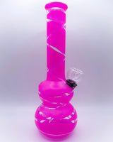 5" Pink Mini Frosted Glass Bong - HQD Tech Store