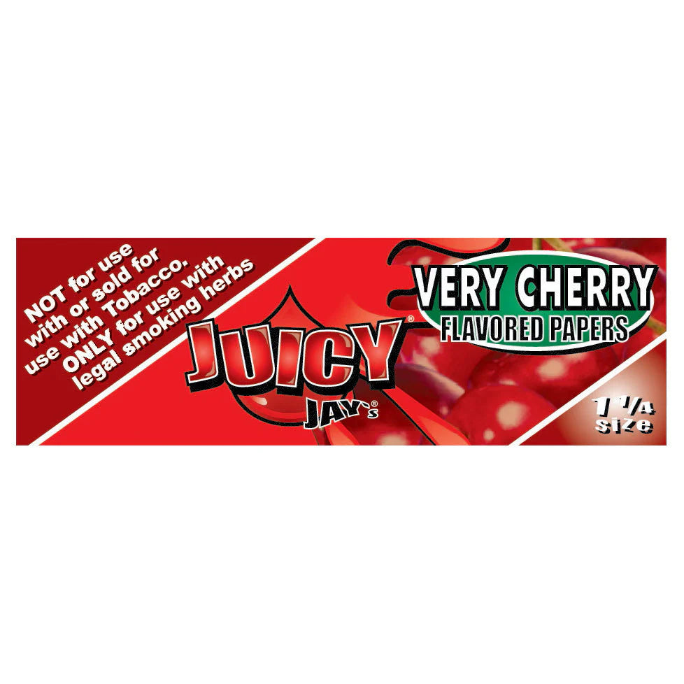 Very Cherry Juicy Jays Flavored Rolling Papers  1-1/4″ - HQD Tech Store