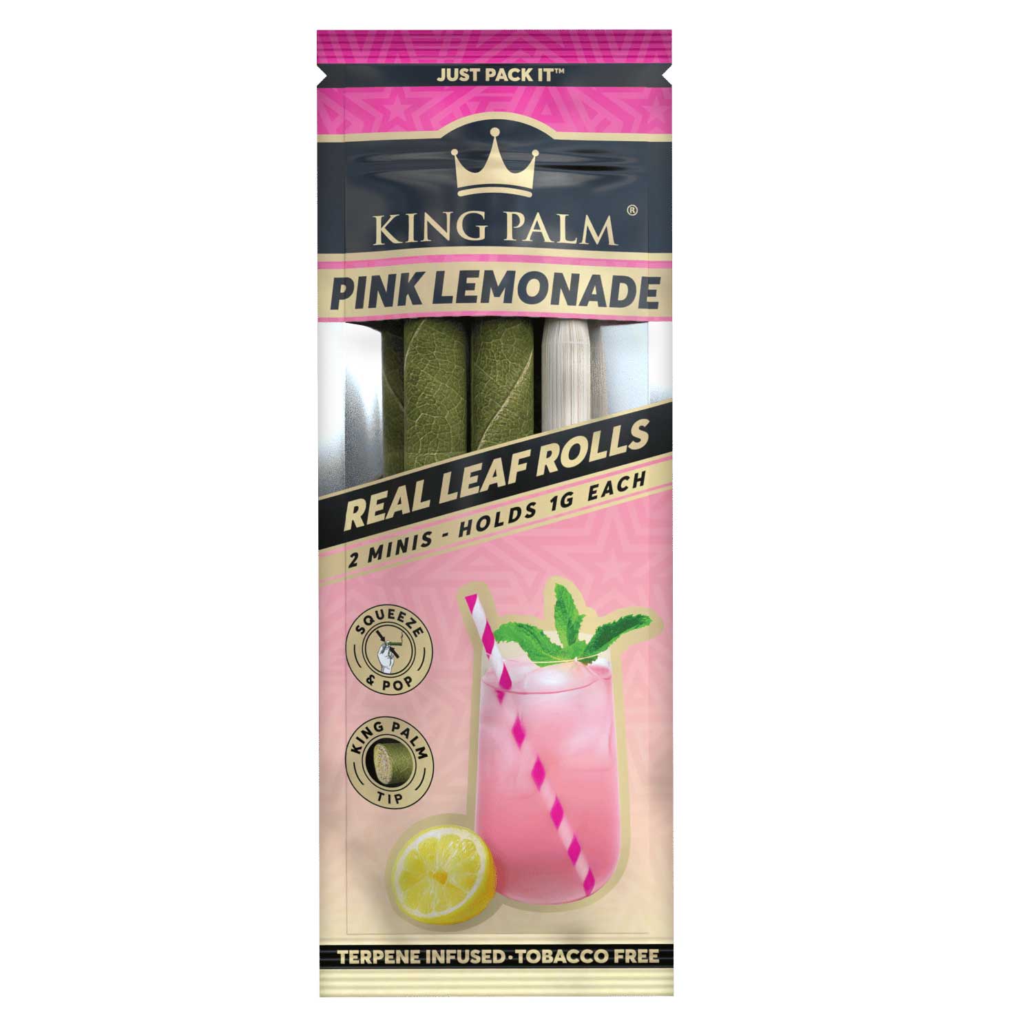 Pink Lemonade King Palm Mini Pre Rolls - HQD Tech Store