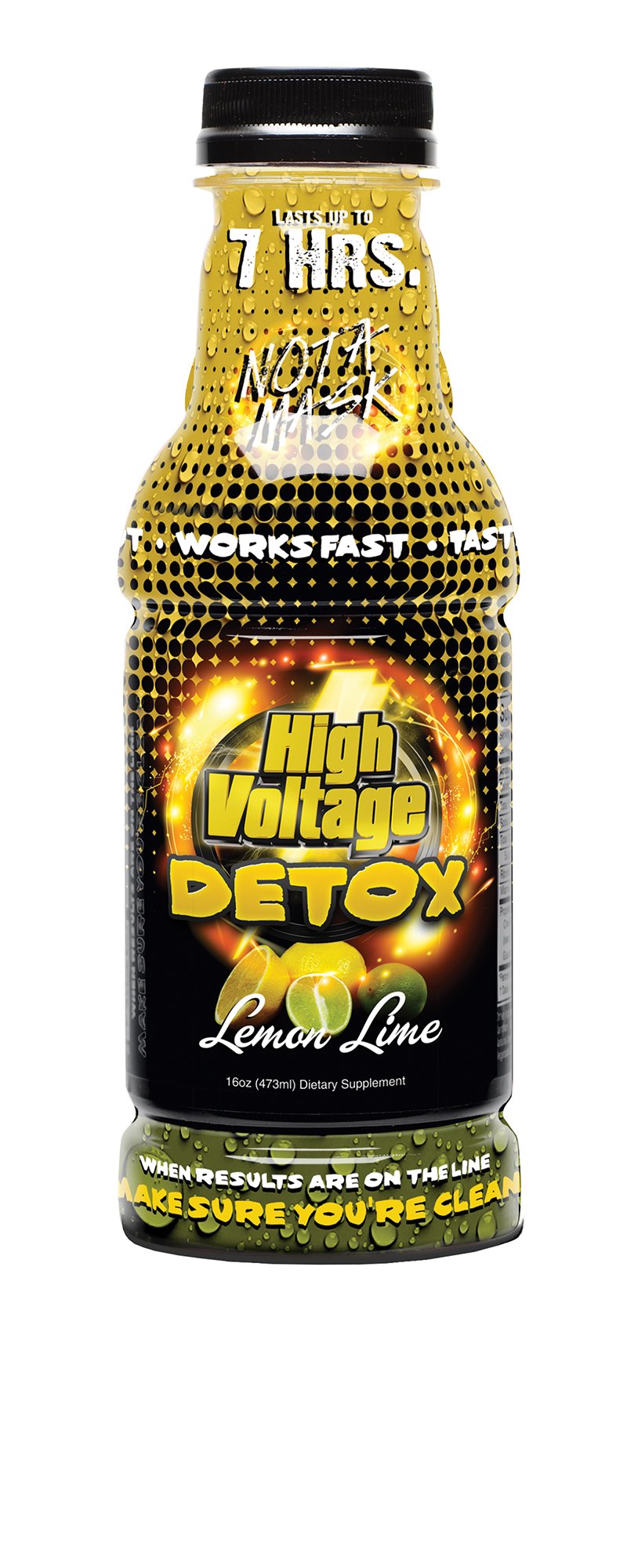 HIGH VOLTAGE DETOX 16OZ LEMON LIME