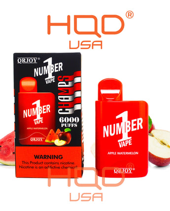 QRJOY CHAMPS Number 1 Disposable Vape 6000 - HQD Tech Store