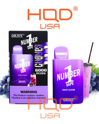 QRJOY CHAMPS Number 1 Disposable Vape 6000 - HQD Tech Store