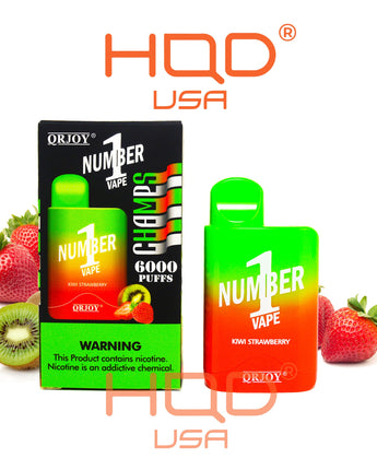 QRJOY CHAMPS Number 1 Disposable Vape 6000 - HQD Tech Store