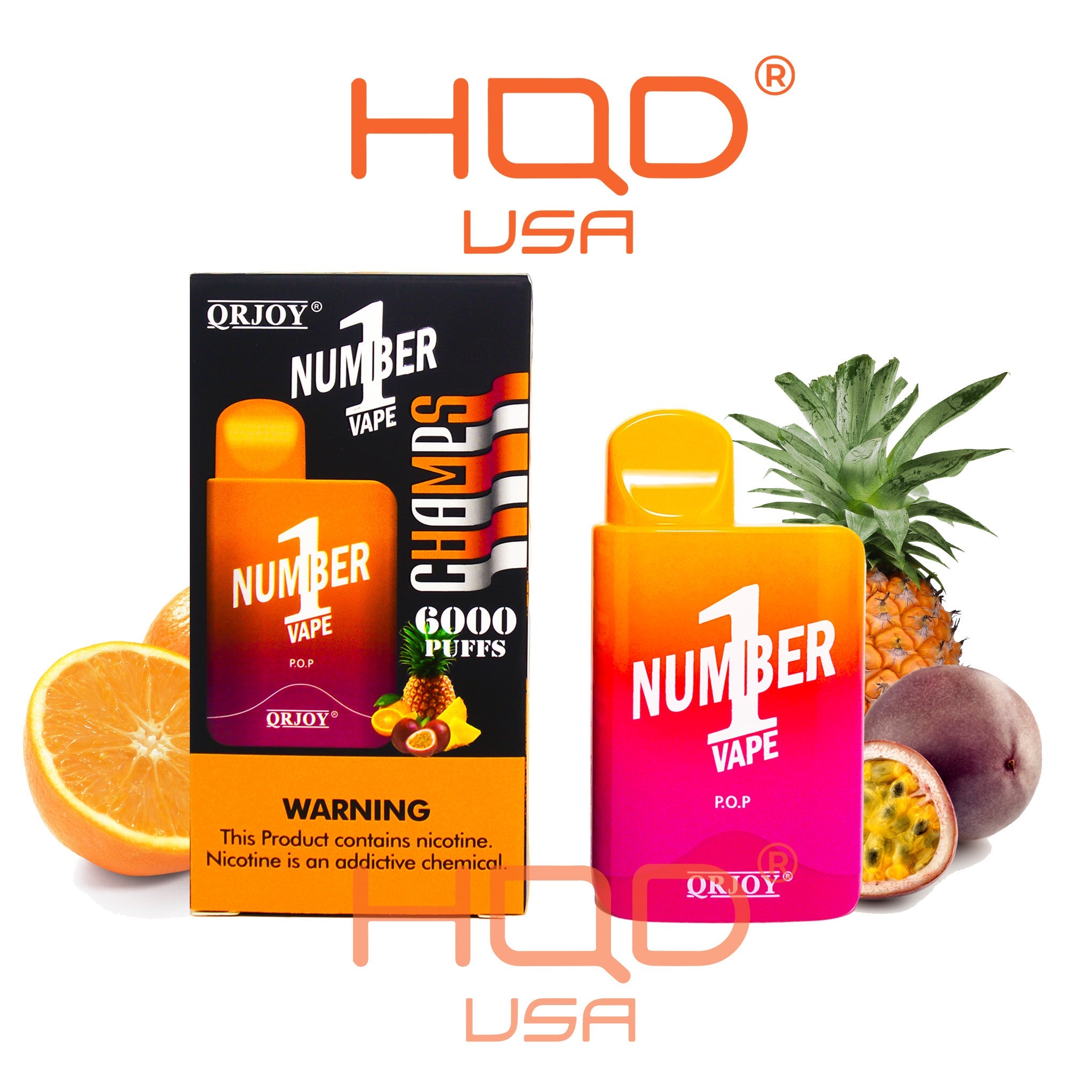 QRJOY CHAMPS Number 1 Disposable Vape 6000 - HQD Tech Store