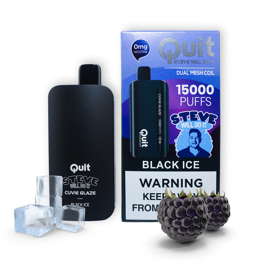 HQD Cuvie Glaze l Quit by Steve Will Do It  (zero nicotine) - HQD Tech Store