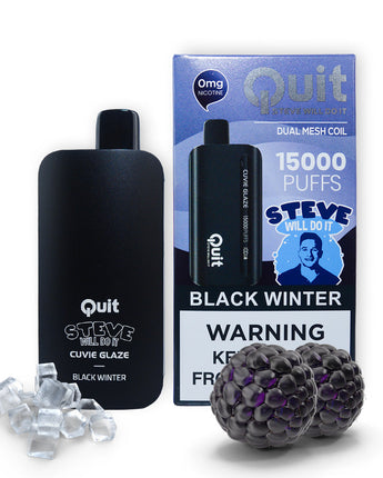 HQD Cuvie Glaze l Quit by Steve Will Do It  (zero nicotine) - HQD Tech Store