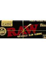 RAW Black Rolling Papers  1-1/4" - HQD Tech Store