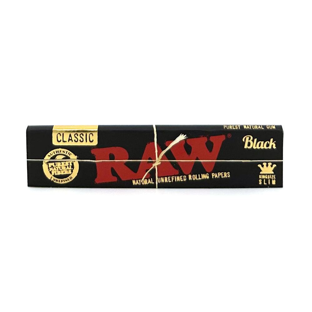 RAW Black Rolling Papers King Size Slim - HQD Tech Store