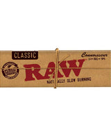 RAW Classic Connoisseur Rolling Papers  1-1/4″ + Tips - HQD Tech Store