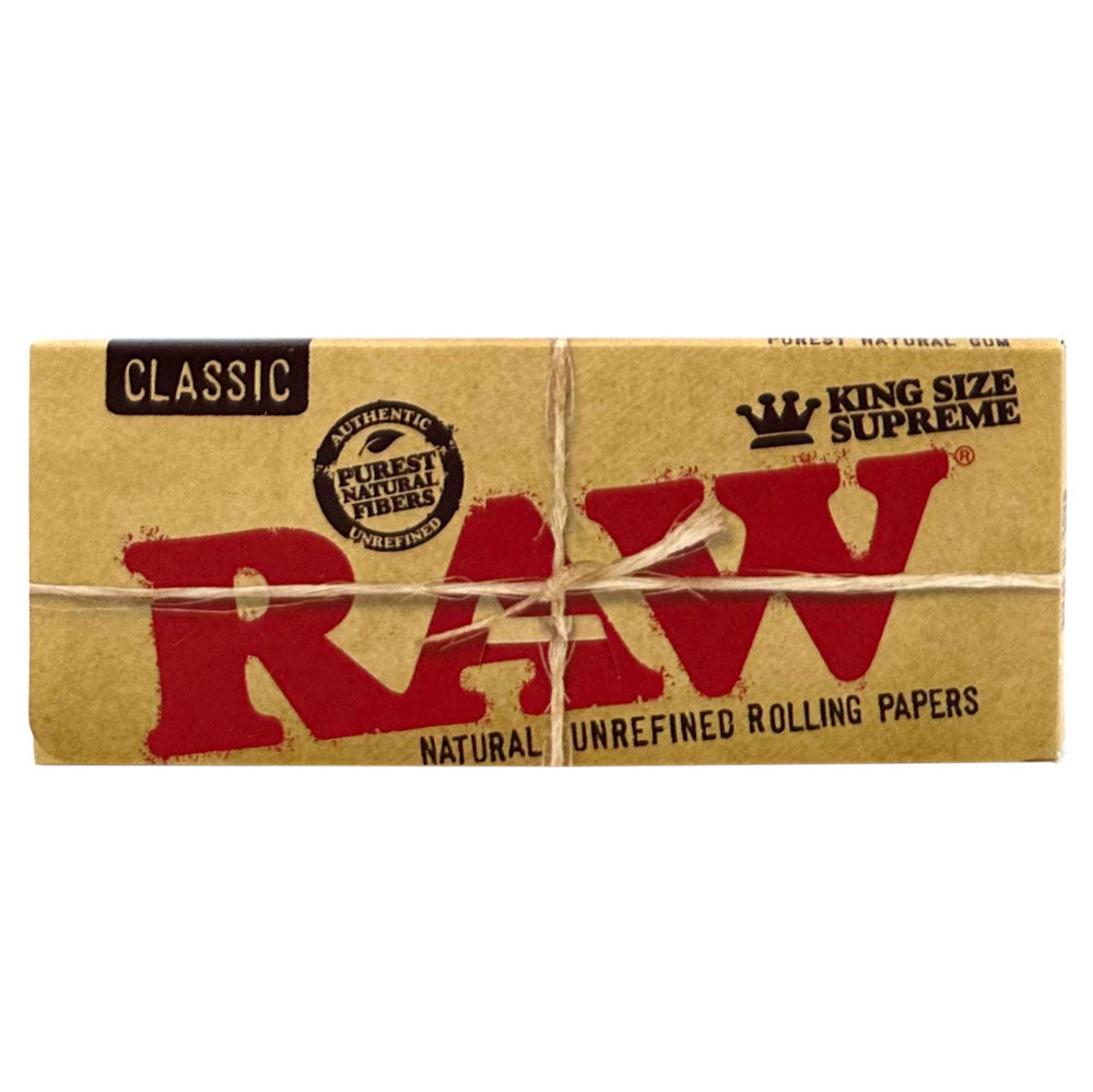 RAW Classic Creaseless Rolling Papers King Size Supreme - HQD Tech Store