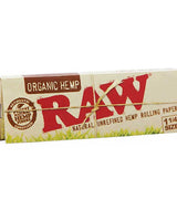 RAW Organic Hemp Rolling Papers  1-1/4″ - HQD Tech Store