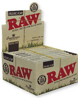 RAW Organic Hemp Connoisseur King Size Slim Rolling Papers - HQD Tech Store