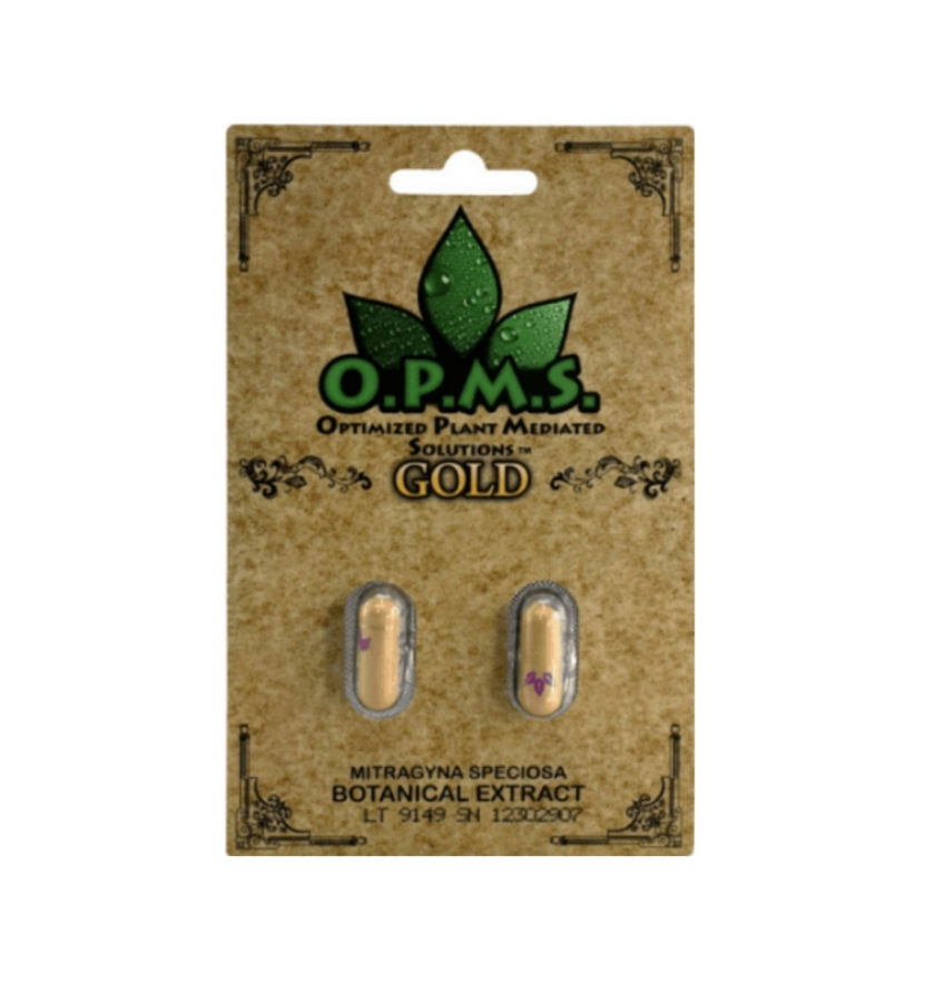 OPMS Gold Kratom Extract Capsules