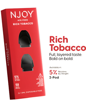 NJOY Ace Pods (Rich Tobacco) - hqdtechusa