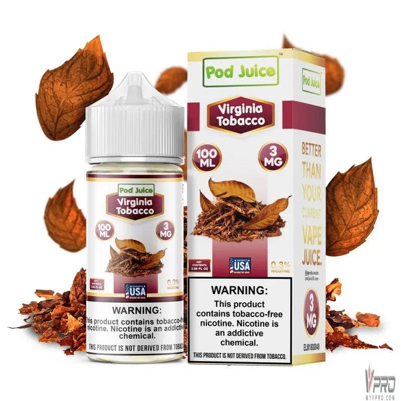 Virginia Tobacco - POD Juice Synthetic 100mL