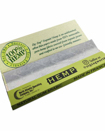 Zig Zag Organic Hemp Rolling Papers  1-1/4″ - HQD Tech Store