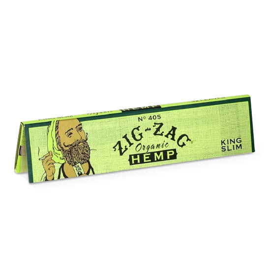 Zig Zag Organic Hemp Rolling Papers King Size Slim - HQD Tech Store