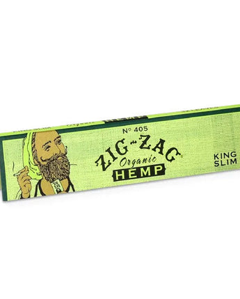 Zig Zag Organic Hemp Rolling Papers King Size Slim - HQD Tech Store