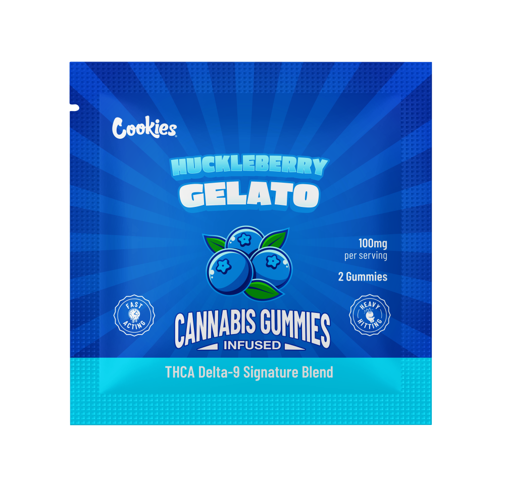 Huckleberry Gelato Cookies D9 Gummies (2pcs) - HQD Tech Store