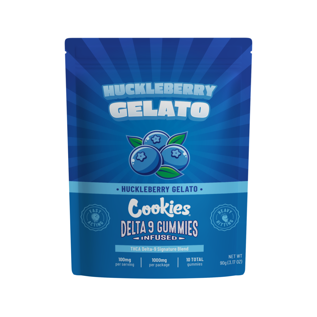 Huckleberry Gelato Cookies D9 Gummies (10pcs) - HQD Tech Store