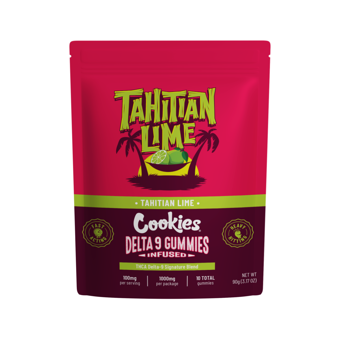 Tahitian Lime Cookies D9 Gummies (10pcs) - HQD Tech Store