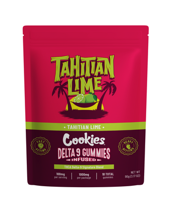 Tahitian Lime Cookies D9 Gummies (10pcs) - HQD Tech Store