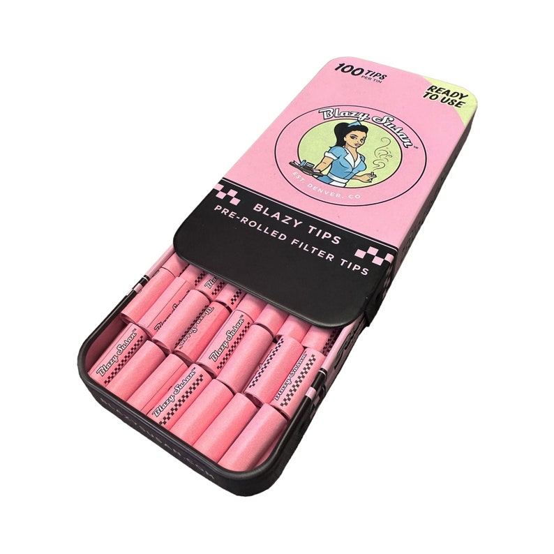 Blazy Susan Pink Pre Rolled Filter Tips