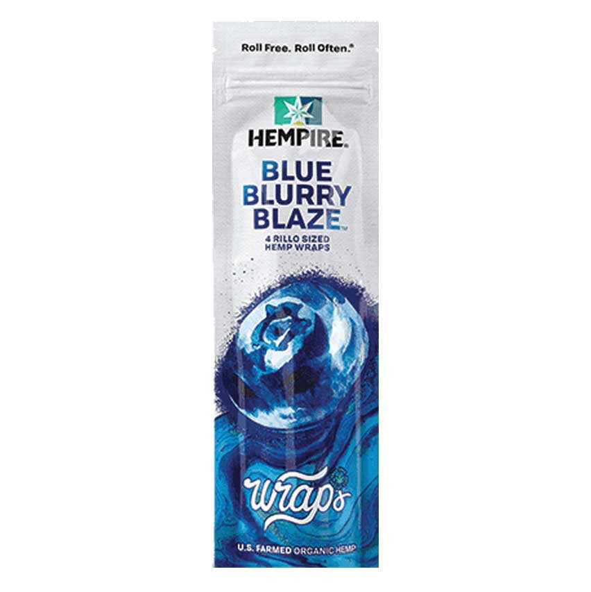 BlueBlurry Blaze Hempire Hemp Wrap - HQD Tech Store