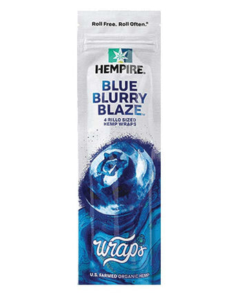 BlueBlurry Blaze Hempire Hemp Wrap - HQD Tech Store