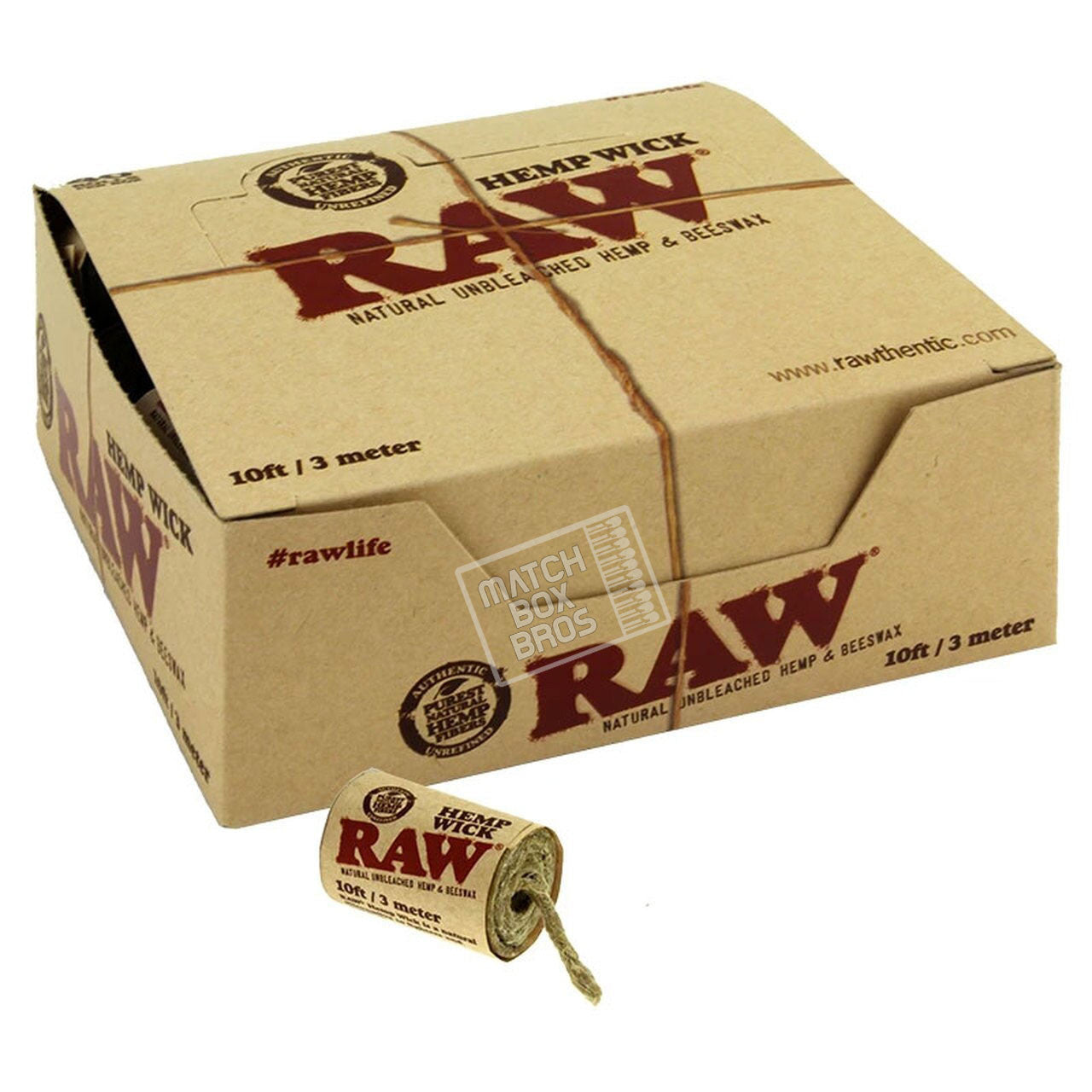 RAW Hemp Wick 10ft - HQD Tech Store