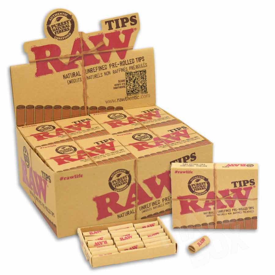 RAW Pre Rolled Tips - HQD Tech Store