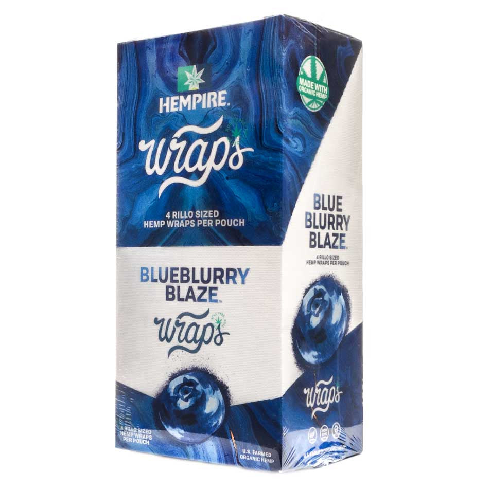 BlueBlurry Blaze Hempire Hemp Wrap - HQD Tech Store