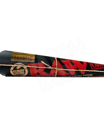 RAW Black Pre-Rolled Cones 1 1/4 - HQD Tech Store