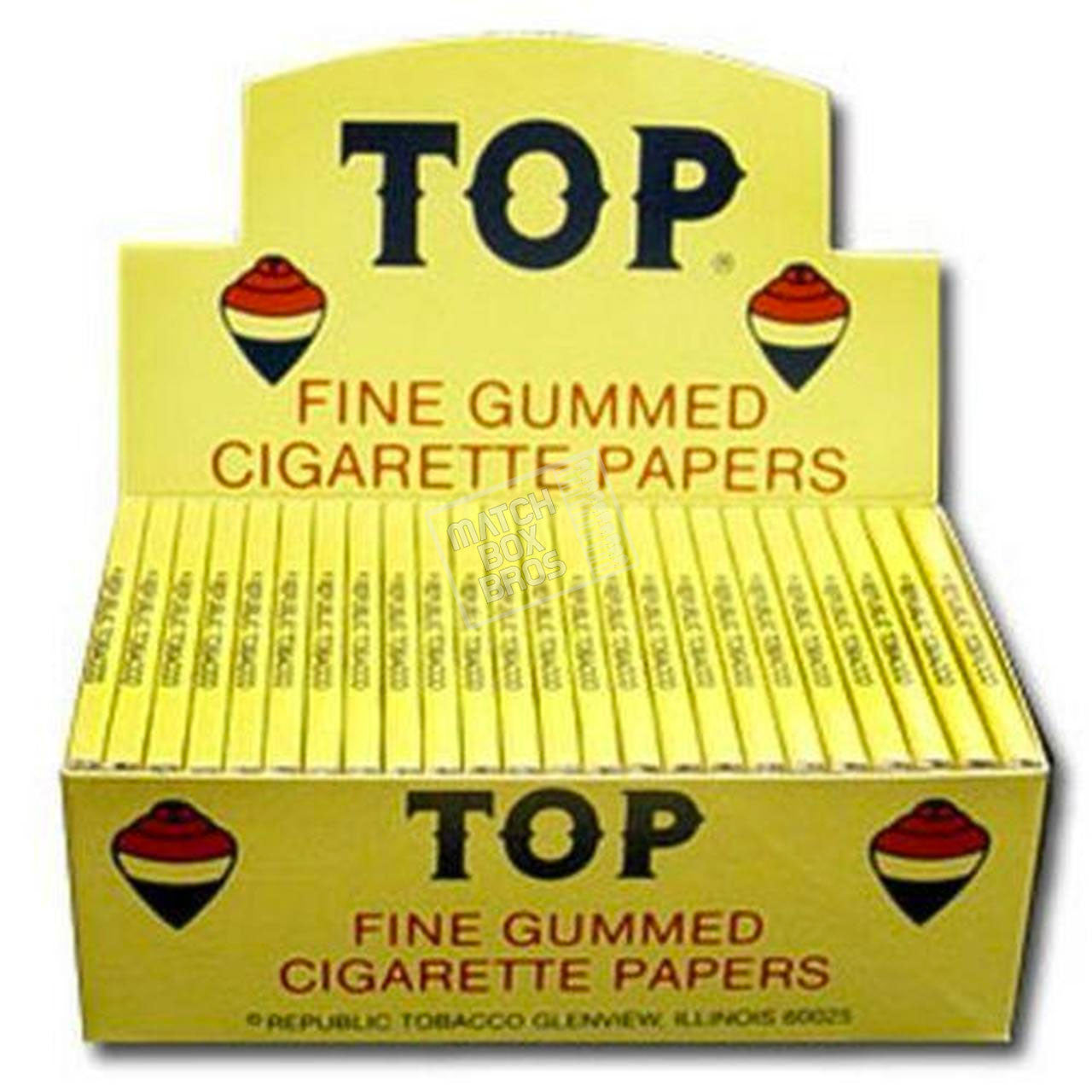 Top Fine Single Wide Gummed Rolling Papers (70mm) - HQD Tech Store