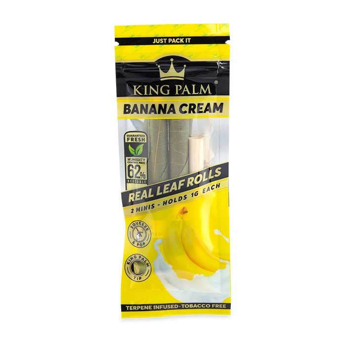 Banana Cream King Palm Mini Pre Rolls - HQD Tech Store