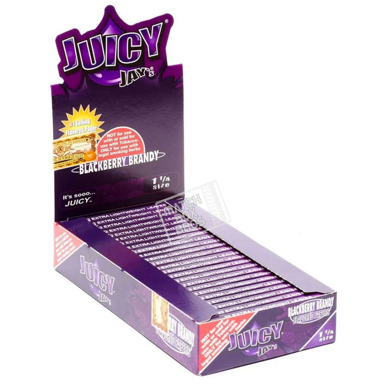 Blackberry Juicy Jays Flavored Rolling Papers  1-1/4″ - HQD Tech Store