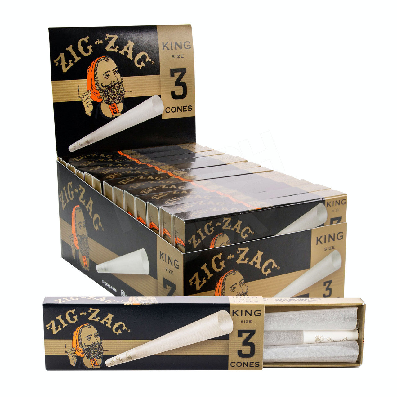 Zig Zag Ultra Thin Pre Rolled Cones King Size - HQD Tech Store