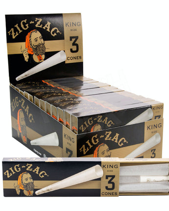 Zig Zag Ultra Thin Pre Rolled Cones King Size - HQD Tech Store