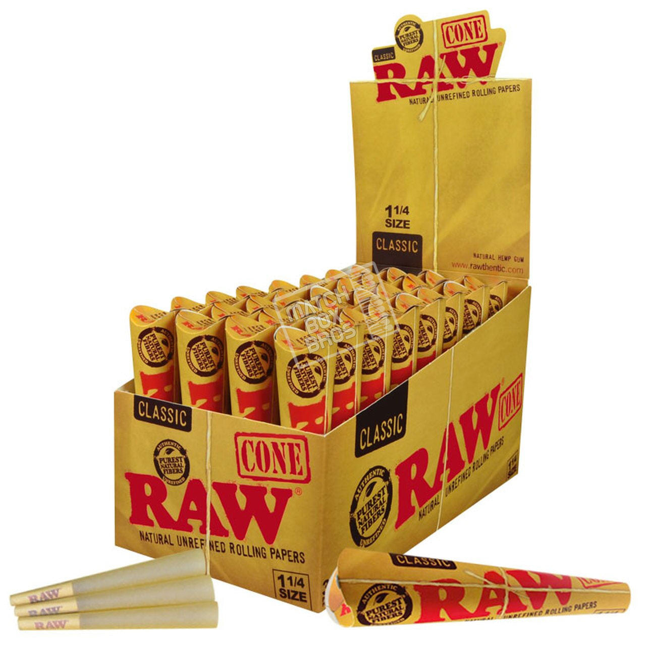 RAW Classic Pre Rolled Cones 1 1/4 - HQD Tech Store